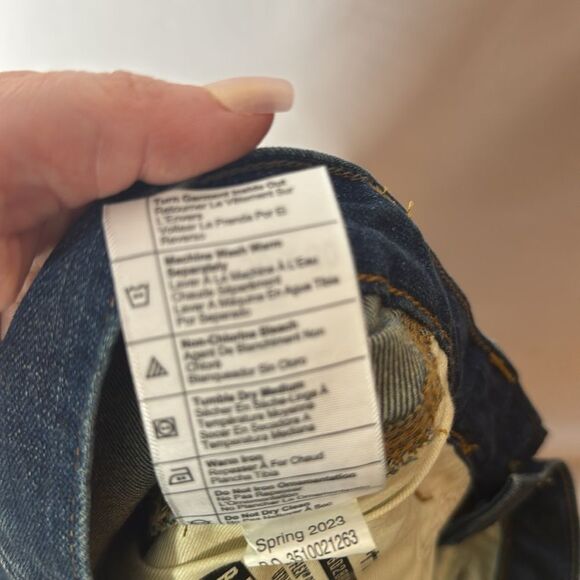 Carhartt Men's Relaxed Fit Utility Medium Dark Blue Jeans. Size 30X30. - Picture 15 of 16